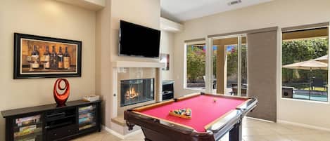 Play Pool or Enjoy one of the Many Board Games