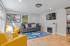 Sit and relax on our comfortable couches while watching your favorite movie