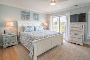 Oceanview Primary Bedroom with King