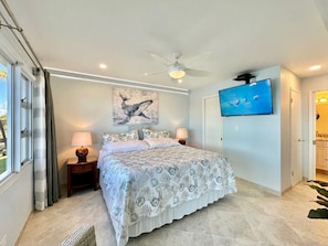 The Master Bedroom has direct access to the Master Bathroom.