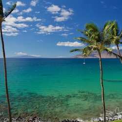 Straight view from the Lanai. Great snorkeling just in front of the Royal Mauian