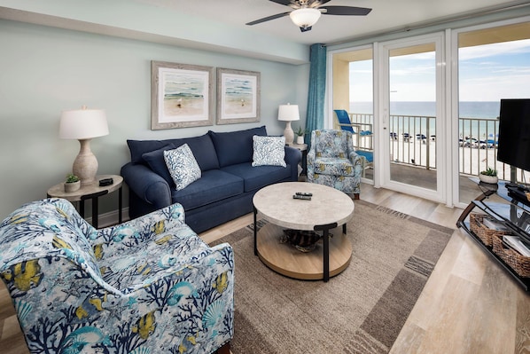 Living Room - The living area has phenomenal views.