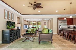 Open concept living space