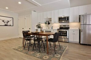 Dining room & kitchen, from the living room 