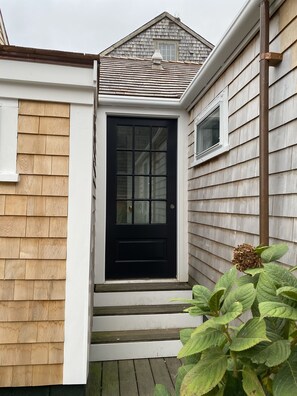 Kitchen entrance to Front House