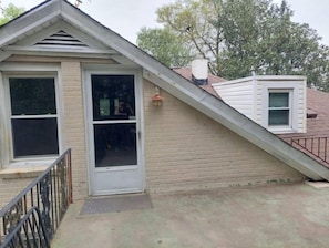 Front door of apartment