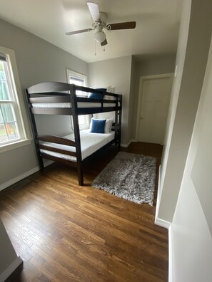 Bunks aren’t just for the kids when they have luxury linens and pillow toppers!