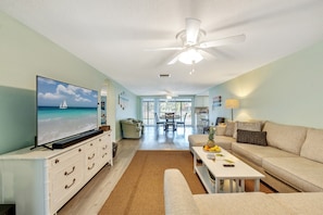 The carefully selected furnishings harmonize seamlessly, creating an ambiance that is both stylish and inviting.
