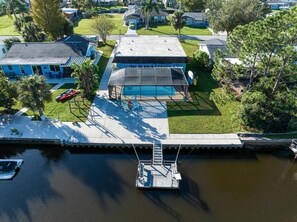 Aerial view of this immaculate property!