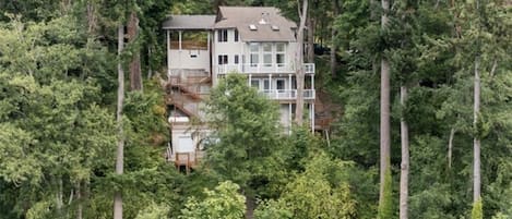 View of home from the water