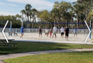 2 Sand volleyball courts