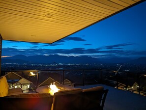 Night city view