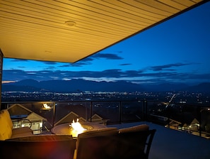Night city view