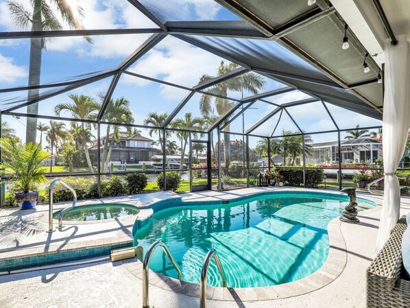 Waterfront Pool and Spa