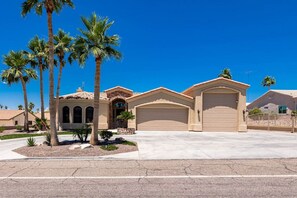 Front view of the house