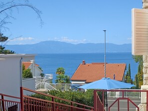 Blick von der Unterkunft