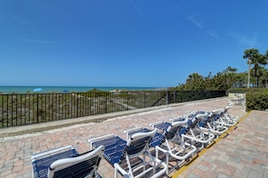 View from pool area to Gulf.