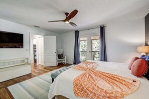 Enjoy this beautiful bedroom full of natural light.