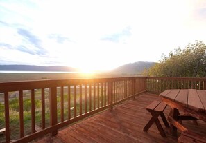 View of Henry's lake from the lower deck.