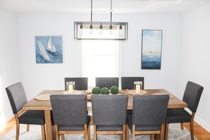 8 person nautical dining room 