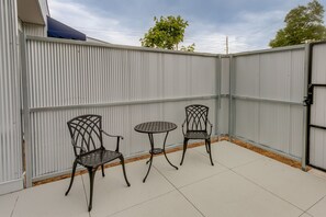 Private Patio | Free WiFi | Ceiling Fans | Central A/C & Heat