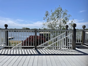 View from the large back deck