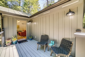 Private Deck | Redwood Forest Views