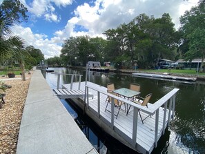 Floating dock and seating