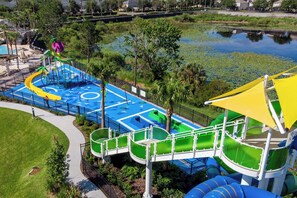 Pool and water park all included in the price