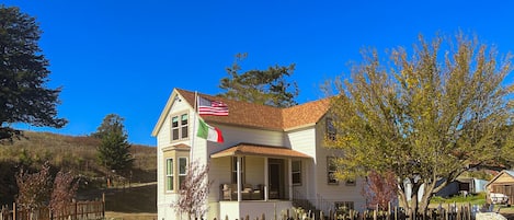 150 year old renovated farmhouse at Stemple Creek Ranch in Tomales