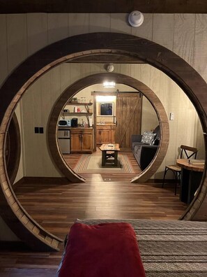 Circle door walkways