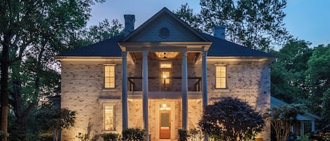 Enchanting night view of our charming house. 