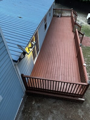 Large back porch 
