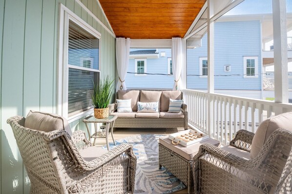 The best screened in porch in Kure Beach