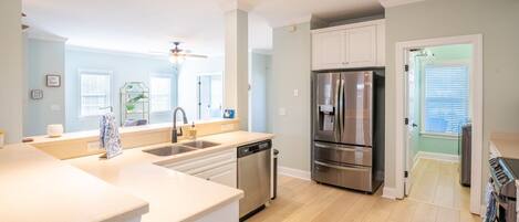 Kitchen with Stainless Steel Appliances