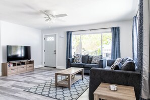 Light and airy living room at the front of the home