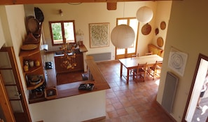 Kitchen and dining room