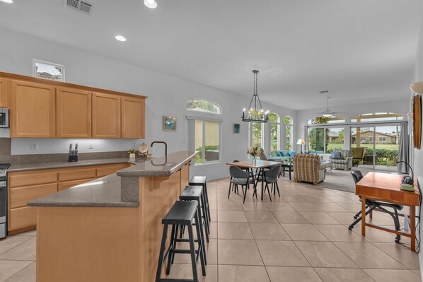 Open floor plan