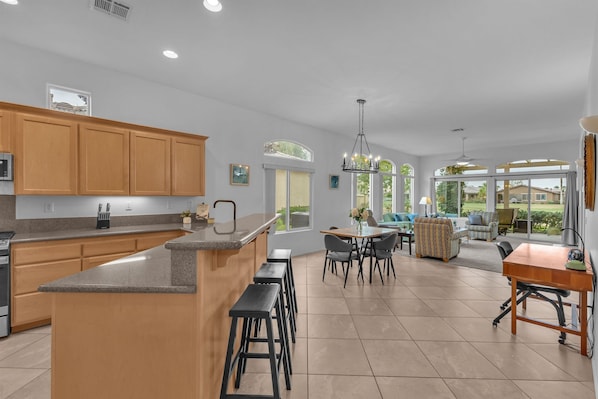 Open floor plan
