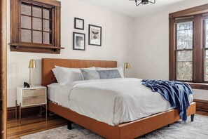 Bedroom 2 has a king bed