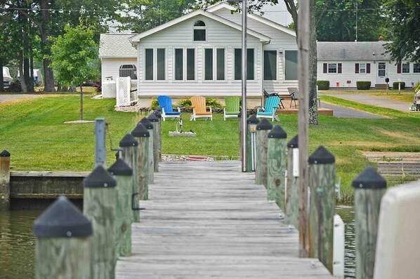 Waterfront with private pier and great views