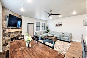 Living Room & Dining Area