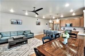 Living Room & Dining Area