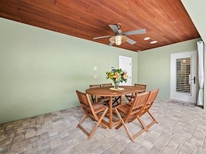 Poolside Patio (Covered) with Grill