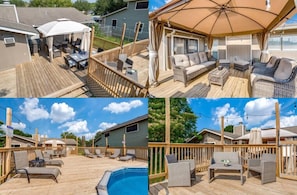 Relax outside with your family