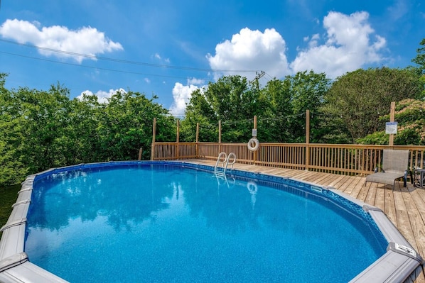 Make a splash in our expansive pool - perfect for laps or lounging