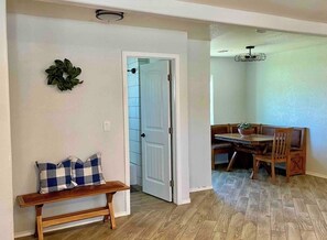  View from front door into dining area 