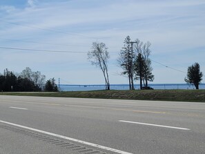 Can view the bridge from end of the driveway