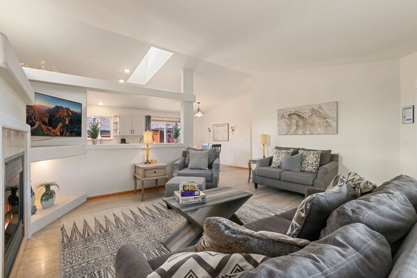Open Concept | Living Room, Kitchen and Dining Area