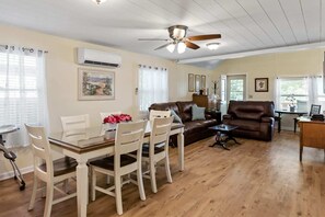Morningside Vista's dining area with living area beyond